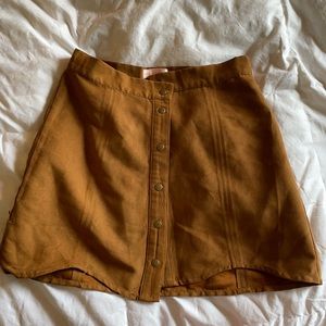 suede skirt